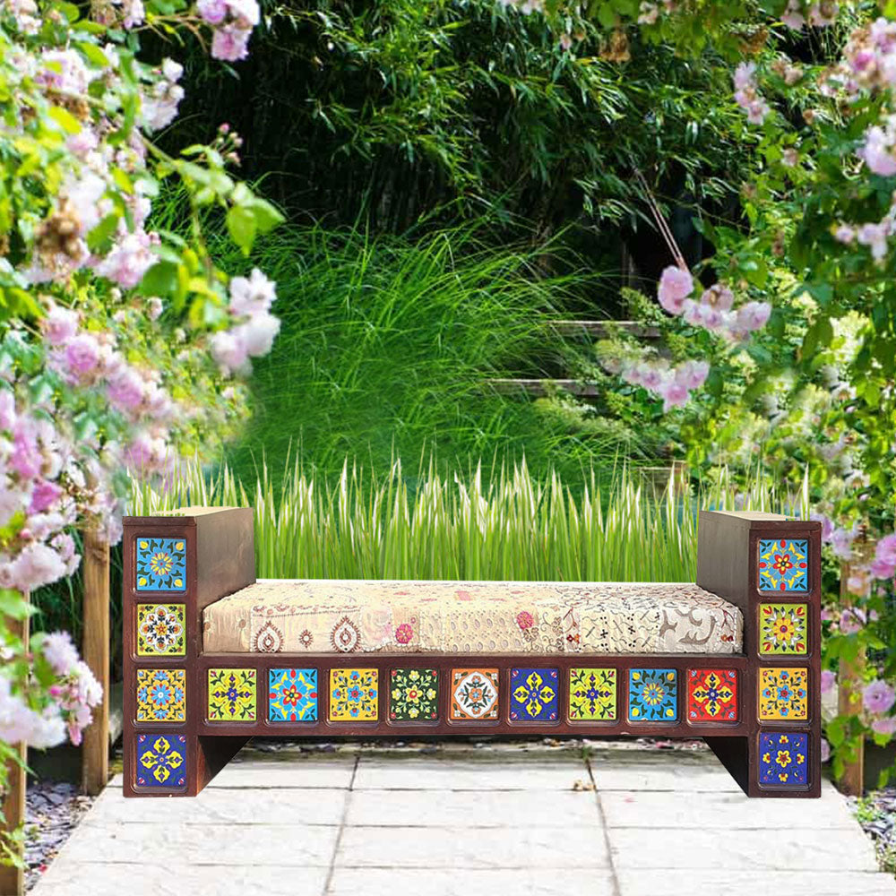 Mosaic garden online stool