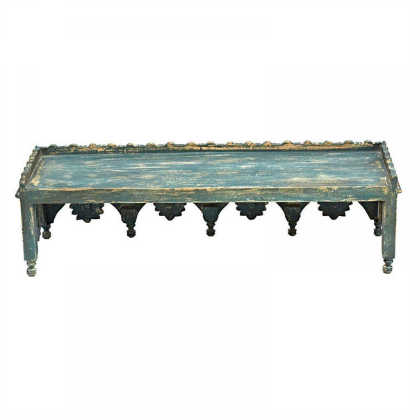 Decorative Rustic Wall Shelf - Sea Green - Min Ayn Home Home Decoration